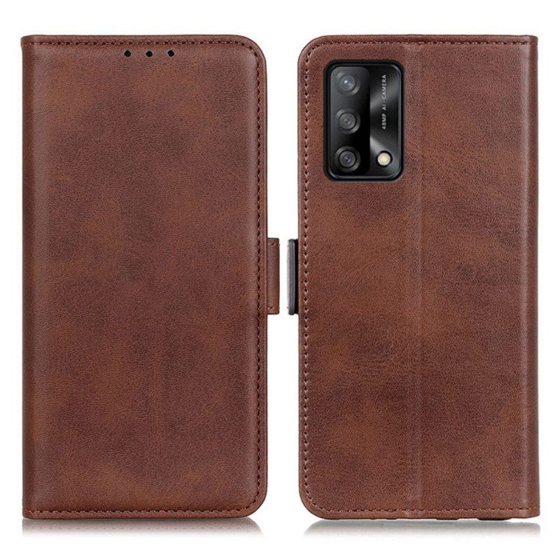 Folio-hoesje voor Oppo A74 4G Flip Case Dubbele Klep