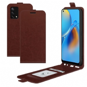 Folio-hoesje voor Oppo A74 4G Flip Case Retro Opvouwbaar