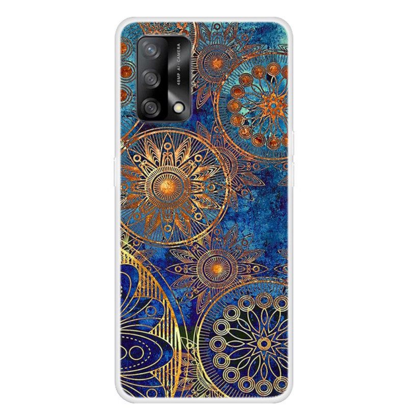 Hoesje voor Oppo A74 4G Mandala-ontwerp