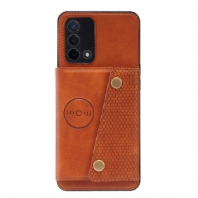 Hoesje voor Oppo A74 4G Portemonnee Snap Portemonnee