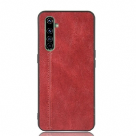 Hoesje voor Realme X50 Pro Stijl Lederen Stiksels