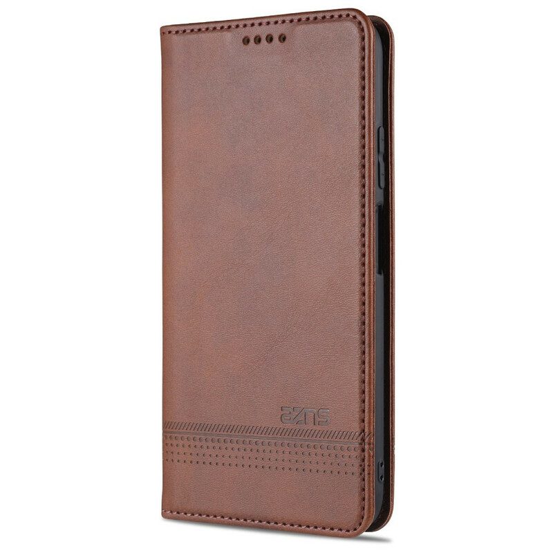 Bescherming Hoesje voor Xiaomi Mi 10T / 10T Pro Folio-hoesje Azns Leerstyling