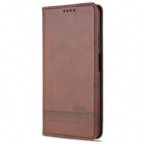 Bescherming Hoesje voor Xiaomi Mi 10T / 10T Pro Folio-hoesje Azns Leerstyling