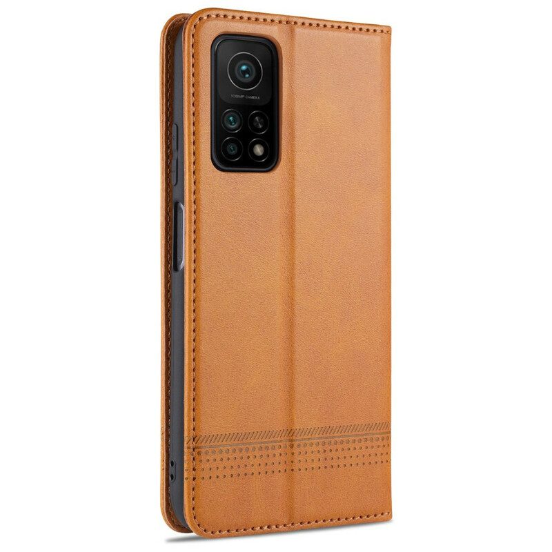 Bescherming Hoesje voor Xiaomi Mi 10T / 10T Pro Folio-hoesje Azns Leerstyling