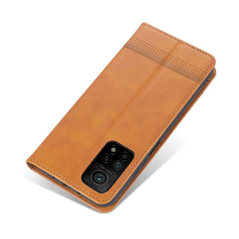 Bescherming Hoesje voor Xiaomi Mi 10T / 10T Pro Folio-hoesje Azns Leerstyling