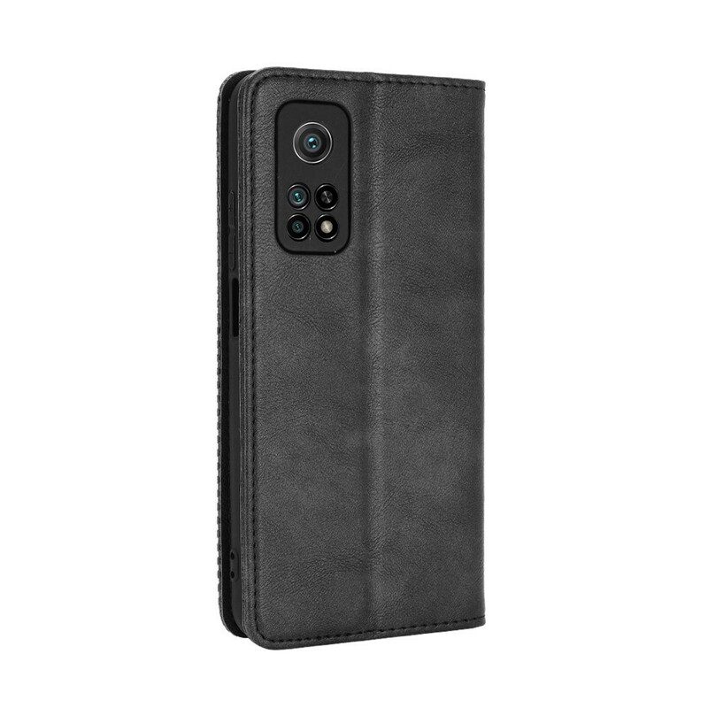 Bescherming Hoesje voor Xiaomi Mi 10T / 10T Pro Folio-hoesje Gestileerd Vintage Leereffect