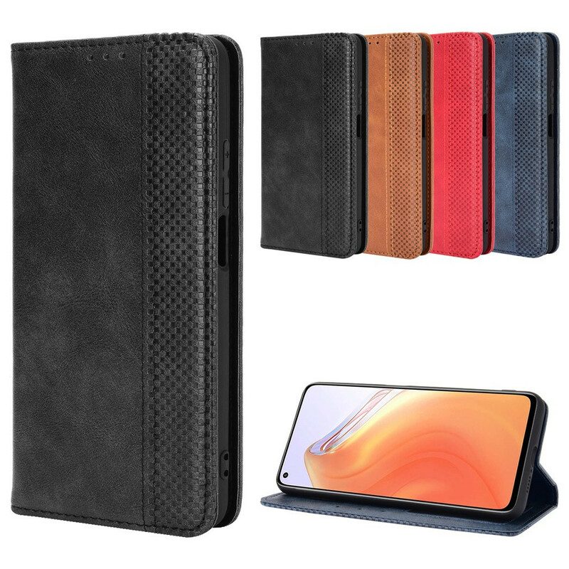 Bescherming Hoesje voor Xiaomi Mi 10T / 10T Pro Folio-hoesje Gestileerd Vintage Leereffect