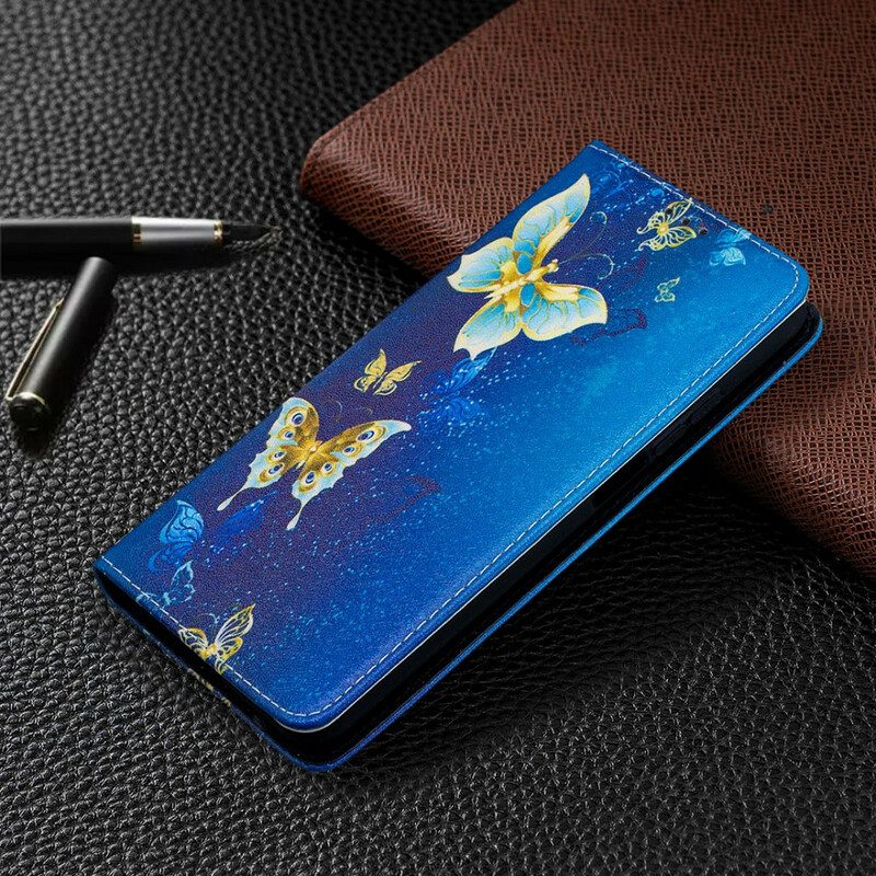 Bescherming Hoesje voor Xiaomi Mi 10T / 10T Pro Folio-hoesje Kleurrijke Vlinders