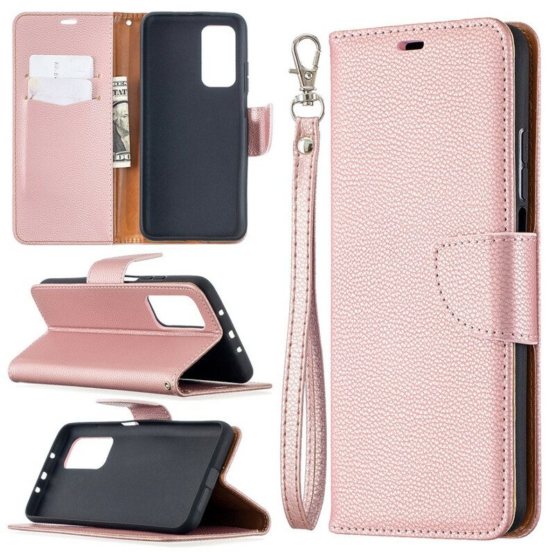 Flip Case voor Xiaomi Mi 10T / 10T Pro Folio-hoesje Lychee Rabat Schuin