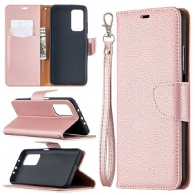 Flip Case voor Xiaomi Mi 10T / 10T Pro Folio-hoesje Lychee Rabat Schuin