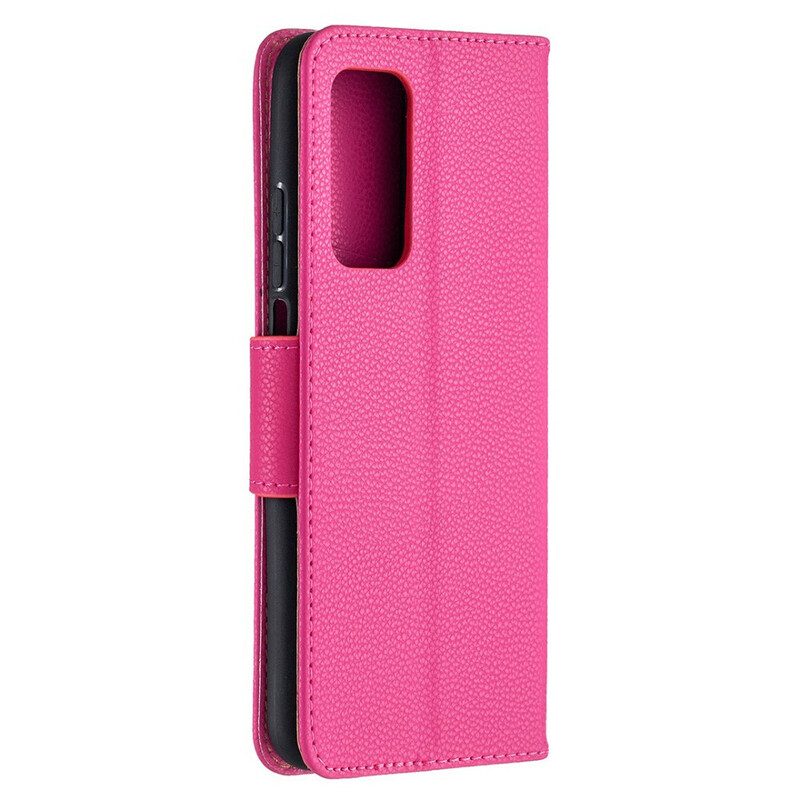 Flip Case voor Xiaomi Mi 10T / 10T Pro Folio-hoesje Lychee Rabat Schuin