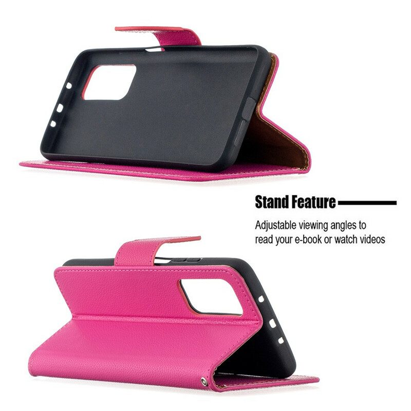 Flip Case voor Xiaomi Mi 10T / 10T Pro Folio-hoesje Lychee Rabat Schuin