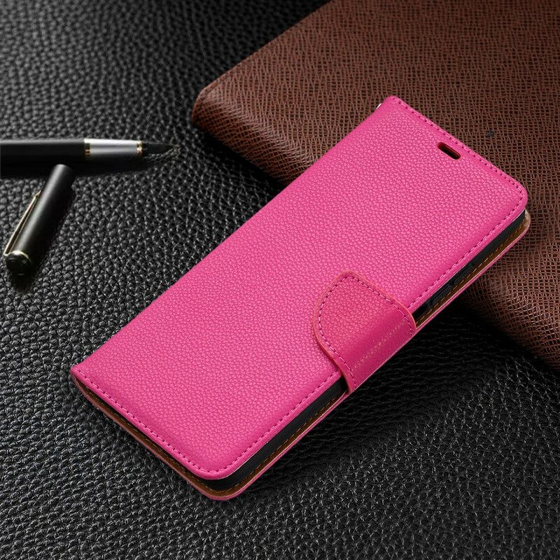 Flip Case voor Xiaomi Mi 10T / 10T Pro Folio-hoesje Lychee Rabat Schuin