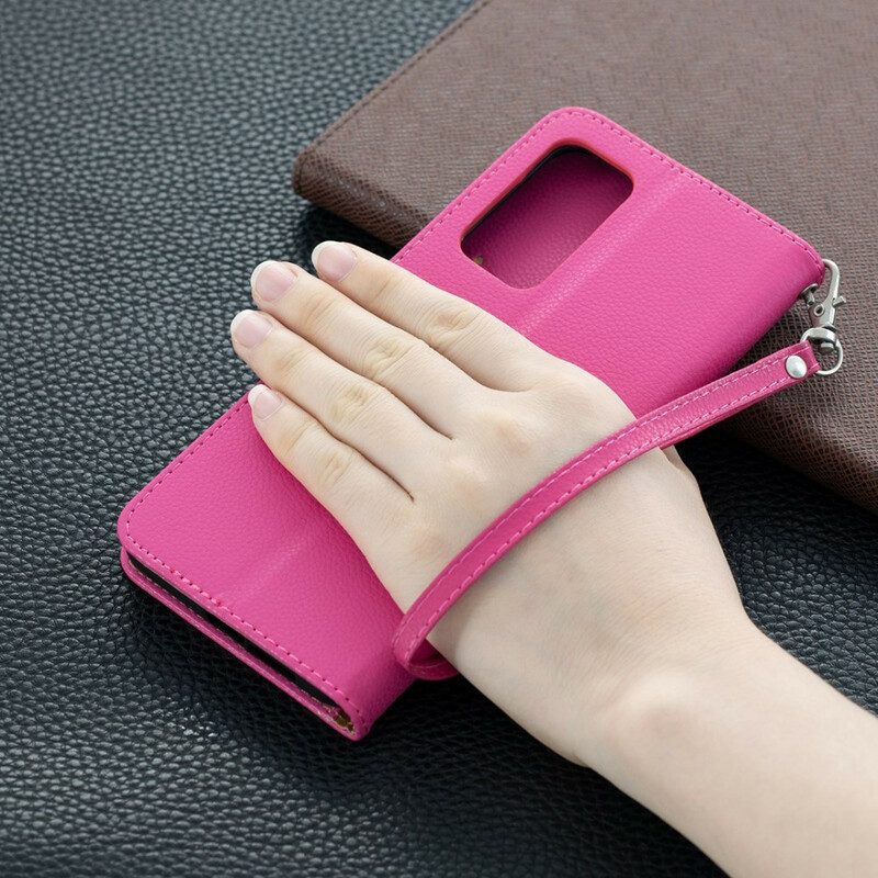 Flip Case voor Xiaomi Mi 10T / 10T Pro Folio-hoesje Lychee Rabat Schuin