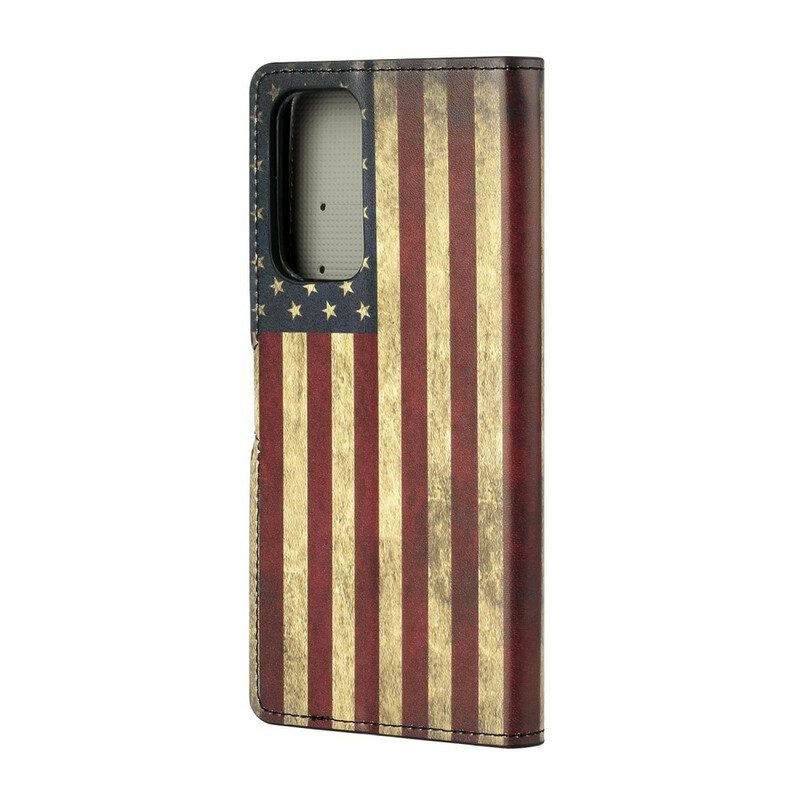 Folio-hoesje voor Xiaomi Mi 10T / 10T Pro Amerikaanse Vlag