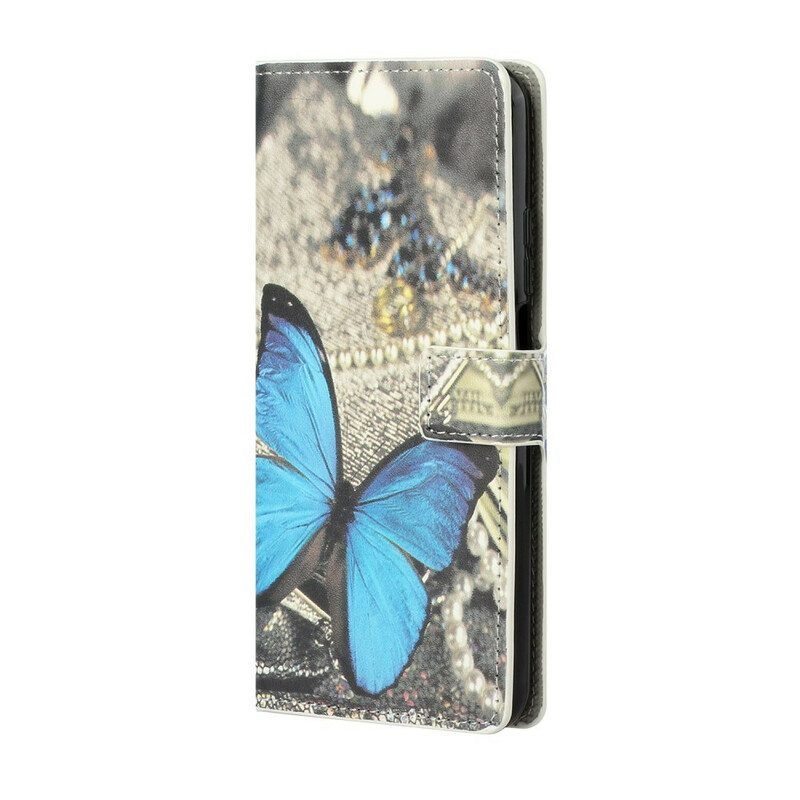 Folio-hoesje voor Xiaomi Mi 10T / 10T Pro Blauwe Vlinder