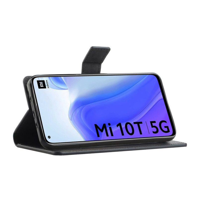 Folio-hoesje voor Xiaomi Mi 10T / 10T Pro Enkele Lychee