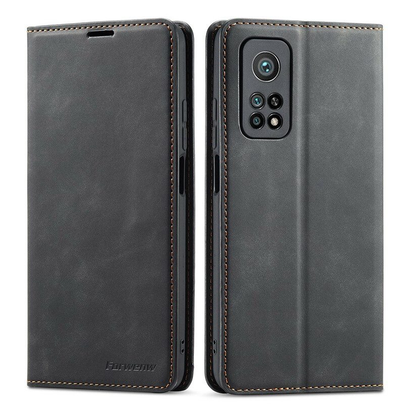 Folio-hoesje voor Xiaomi Mi 10T / 10T Pro Forwenw Ledereffect