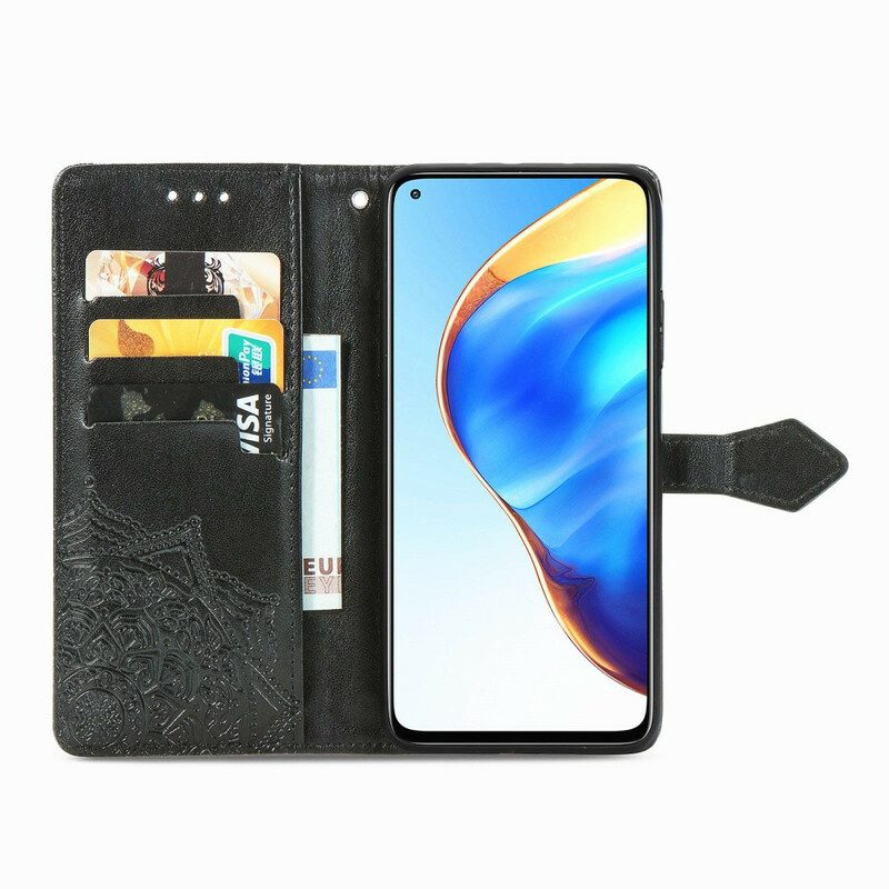 Folio-hoesje voor Xiaomi Mi 10T / 10T Pro Mandala Middeleeuwen