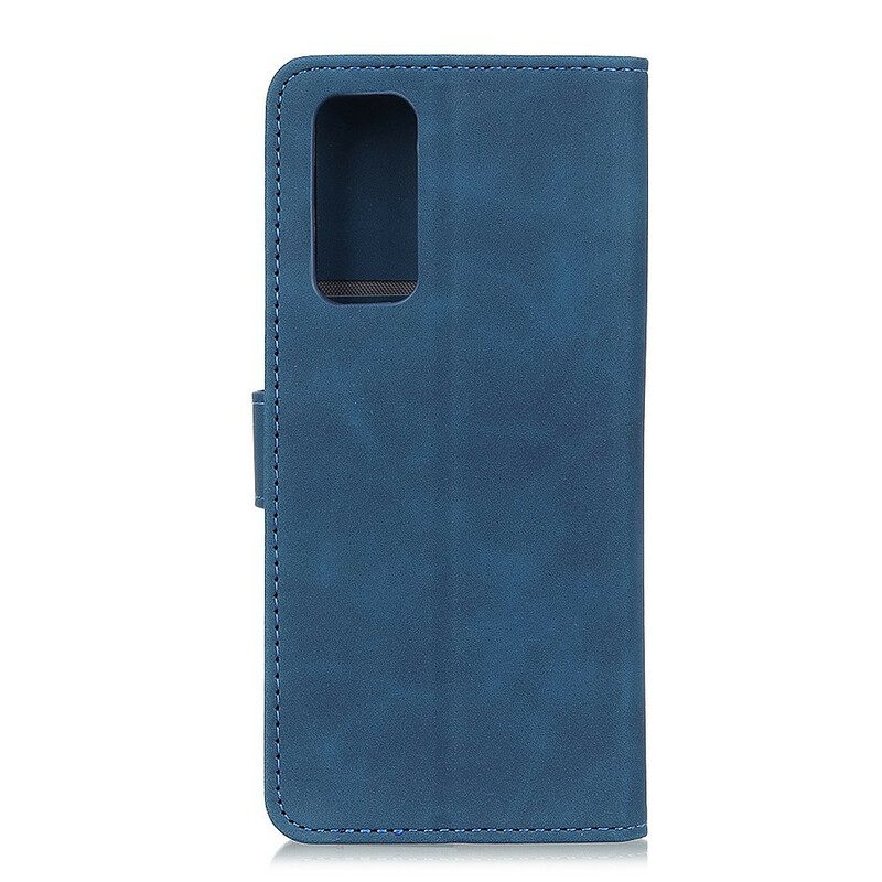 Folio-hoesje voor Xiaomi Mi 10T / 10T Pro Mat Vintage Leereffect Khazneh