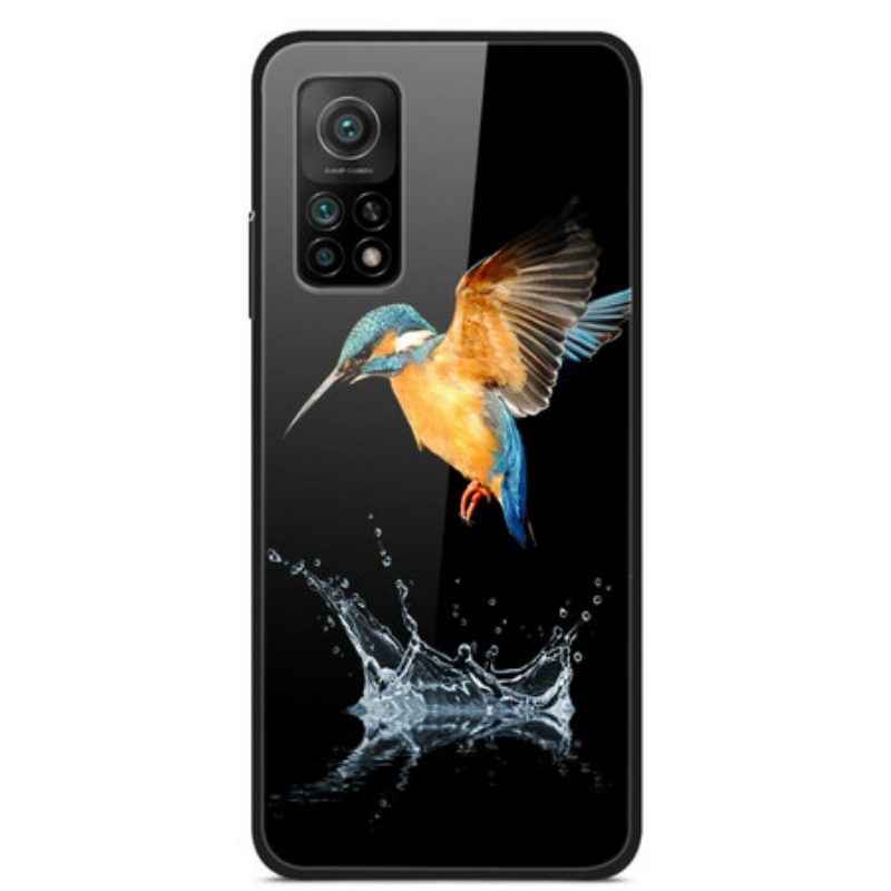 Hoesje voor Xiaomi Mi 10T / 10T Pro Crown Bird Gehard Glas