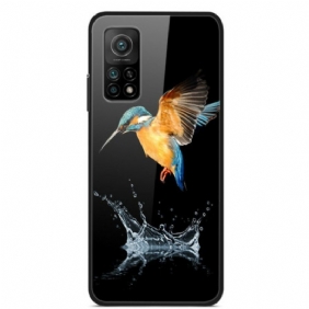 Hoesje voor Xiaomi Mi 10T / 10T Pro Crown Bird Gehard Glas