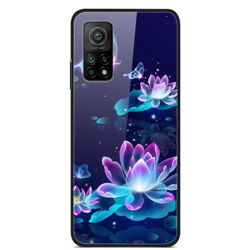 Hoesje voor Xiaomi Mi 10T / 10T Pro Fancy Flowers Gehard Glas