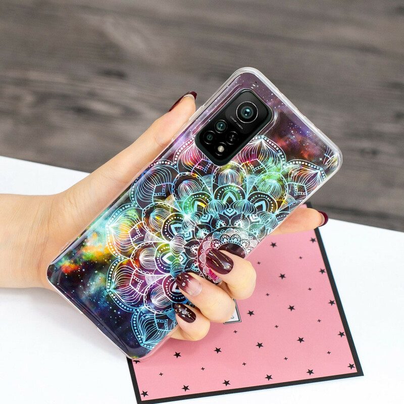 Hoesje voor Xiaomi Mi 10T / 10T Pro Fluorescerende Bloemenserie