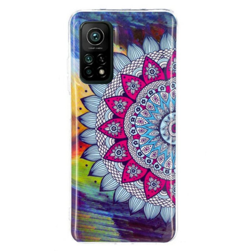 Hoesje voor Xiaomi Mi 10T / 10T Pro Fluorescerende Kleurrijke Mandala