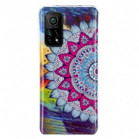 Hoesje voor Xiaomi Mi 10T / 10T Pro Fluorescerende Kleurrijke Mandala