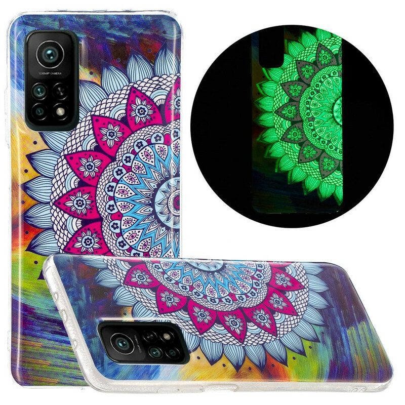 Hoesje voor Xiaomi Mi 10T / 10T Pro Fluorescerende Kleurrijke Mandala