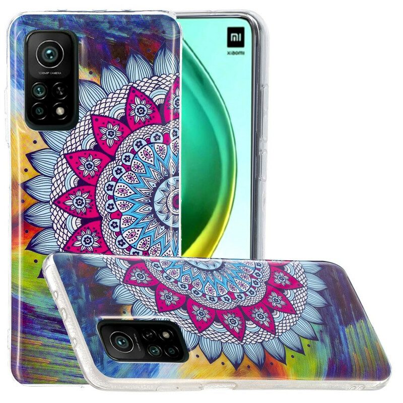 Hoesje voor Xiaomi Mi 10T / 10T Pro Fluorescerende Kleurrijke Mandala