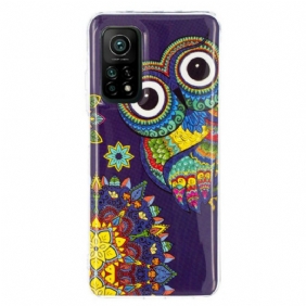 Hoesje voor Xiaomi Mi 10T / 10T Pro Fluorescerende Uil Mandala