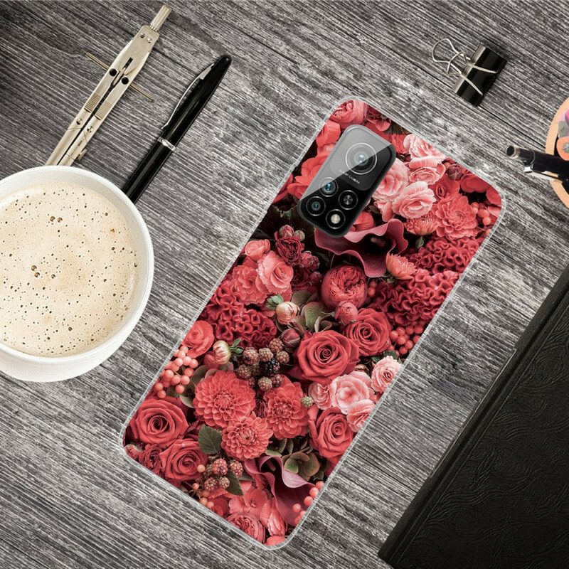 Hoesje voor Xiaomi Mi 10T / 10T Pro Intense Bloemen