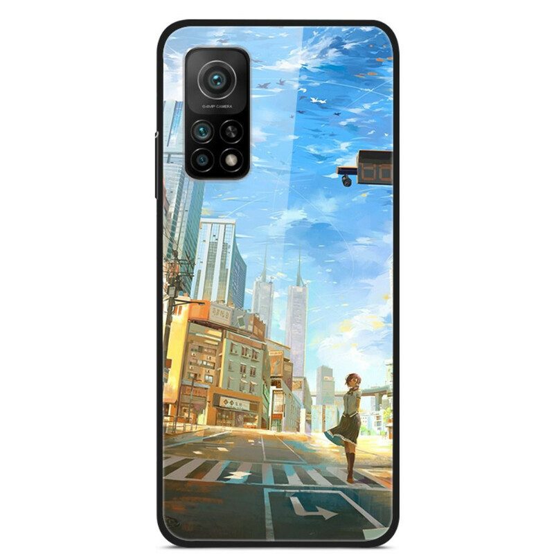 Hoesje voor Xiaomi Mi 10T / 10T Pro Verbeelding Gehard Glas