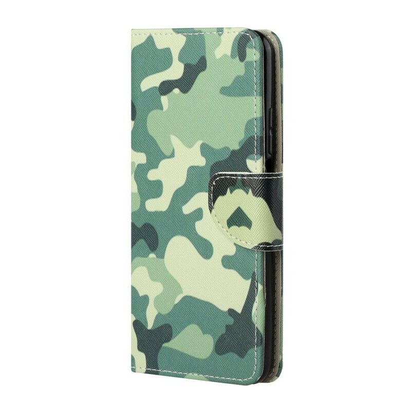 Leren Hoesje voor Xiaomi Mi 10T / 10T Pro Camouflage