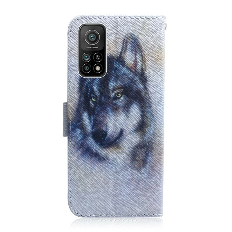 Leren Hoesje voor Xiaomi Mi 10T / 10T Pro Honden Uiterlijk