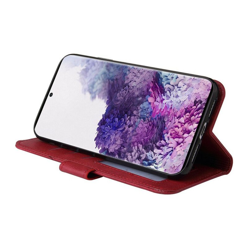 Leren Hoesje voor Xiaomi Mi 10T / 10T Pro Imitatieleer Fantasie Metaal Gq.utrobe