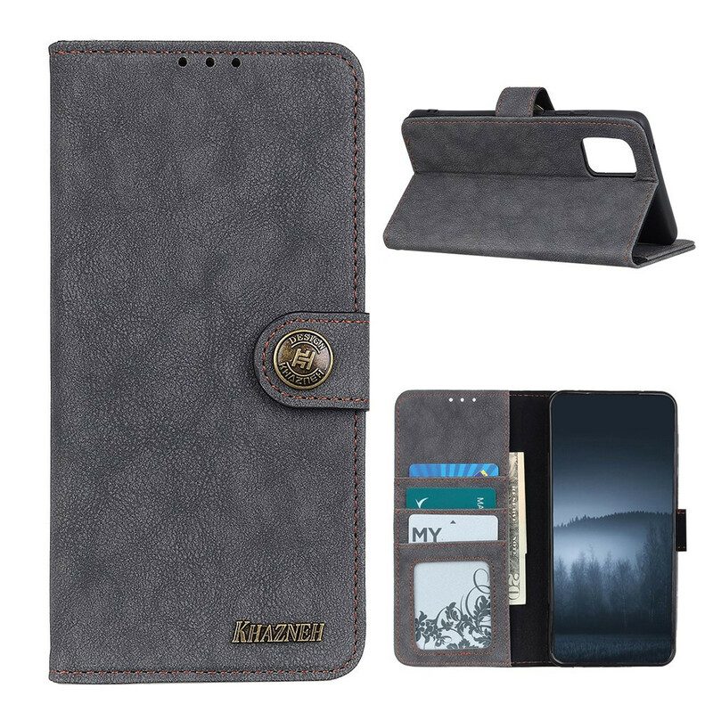 Leren Hoesje voor Xiaomi Mi 10T / 10T Pro Khazneh Retro Splitleer