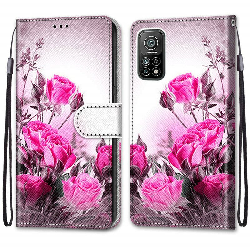 Leren Hoesje voor Xiaomi Mi 10T / 10T Pro Magische Bloemen