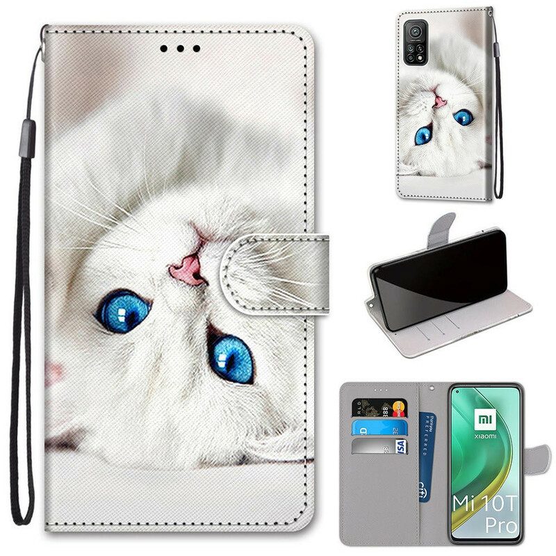 Leren Hoesje voor Xiaomi Mi 10T / 10T Pro De Mooiste Katten