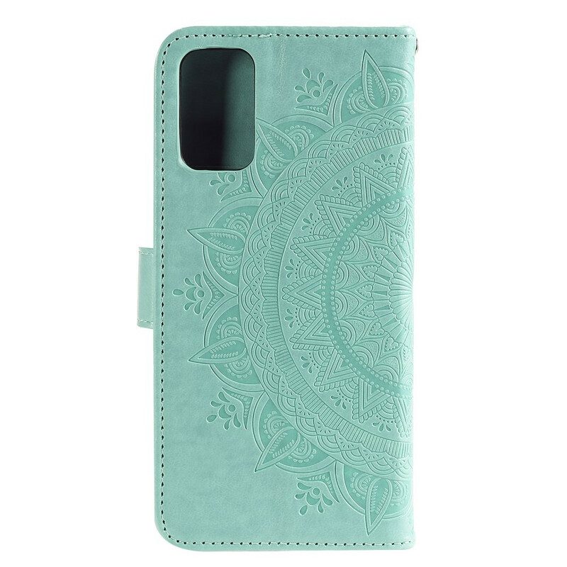 Leren Hoesje voor Xiaomi Mi 10T / 10T Pro Zon Mandala