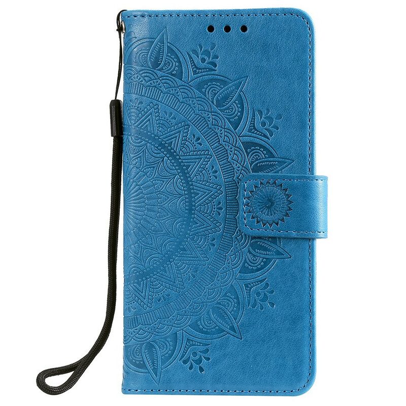 Leren Hoesje voor Xiaomi Mi 10T / 10T Pro Zon Mandala