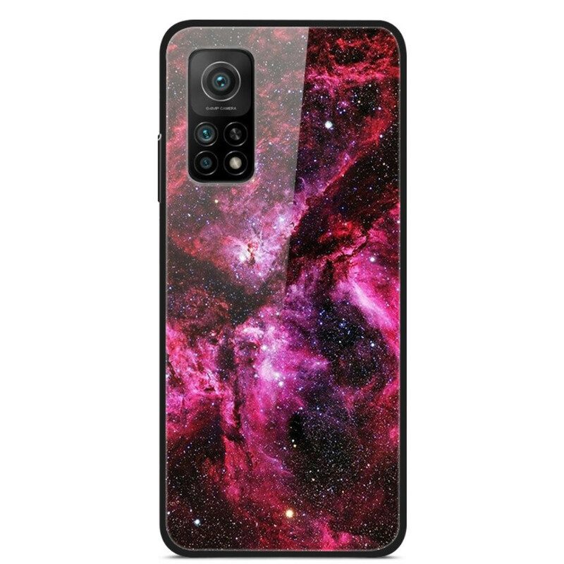 Telefoonhoesje voor Xiaomi Mi 10T / 10T Pro Bloemenfee Van Gehard Glas