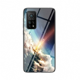 Telefoonhoesje voor Xiaomi Mi 10T / 10T Pro Schoonheid Gehard Glas