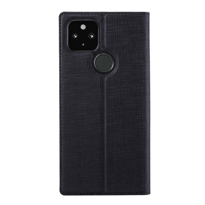 Bescherming Hoesje voor Google Pixel 5A Folio-hoesje Getextureerde Vili Dmx