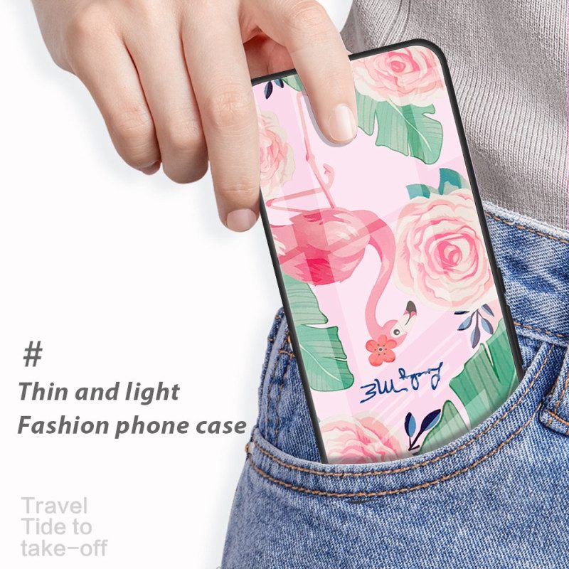 Case Hoesje iPhone 16 Plus Telefoonhoesje Gradiënt Gehard Glas Roze Paars