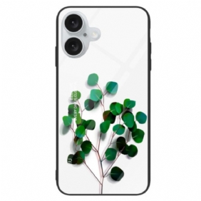 Hoesje iPhone 16 Plus Groene Bladeren