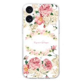 Hoesje iPhone 16 Plus Vintage Rozen Bescherming Hoesje