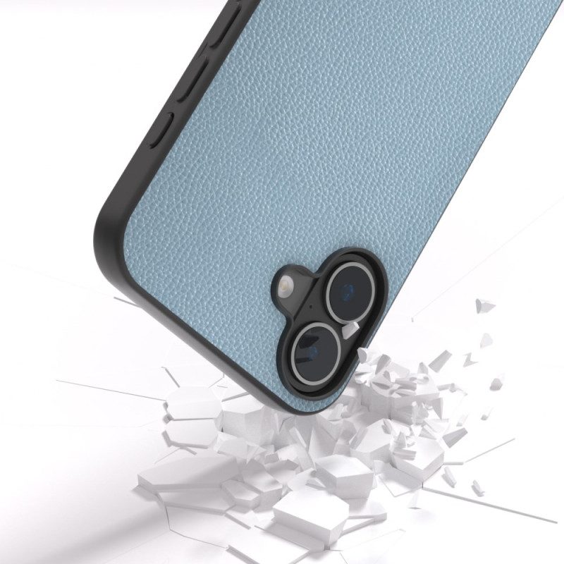 Hoesje Voor iPhone 16 Plus Litchi-textuur Abeel